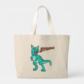 KITTYSAURUS™ JUMBO TOTE BAG STOFFBEUTEL (Rückseite)