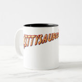KITTYSAURUS™ ZWEI TASSE (Vorderseite Links)