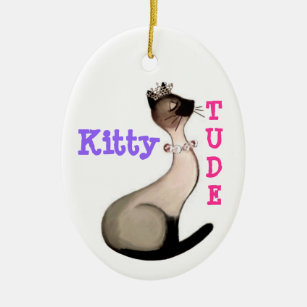 "KittyTUDE"-Ornament Keramik Ornament