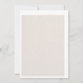 Kitus erste Geburtstagskarte - rosa Bogen Einladung (Rückseite)