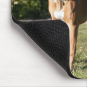 Kitz-Boxer-Hund stehend Mousepad (Ecke)