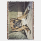 Kitz-Boxer-Welpe Decke (Vorderseite Vertikal)