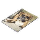 Kitz-Boxer-Welpe Notizblock (Linke Seite)