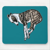 Kitz brindle schläfriges Whippet Mousepad (Vorne)