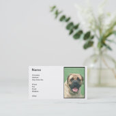 Kitz Bullmastiff Visitenkarte (Stehend Vorderseite)