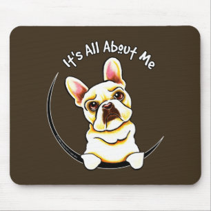 Kitz-französische Bulldogge, die ganz ungefähr ich Mousepad