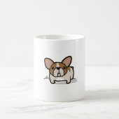 Kitz geschecktes Frenchie Kaffeetasse (Mittel)