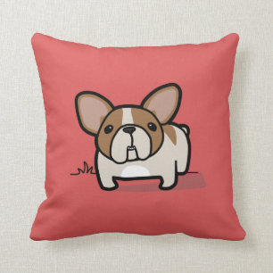 Kitz geschecktes Frenchie Kissen