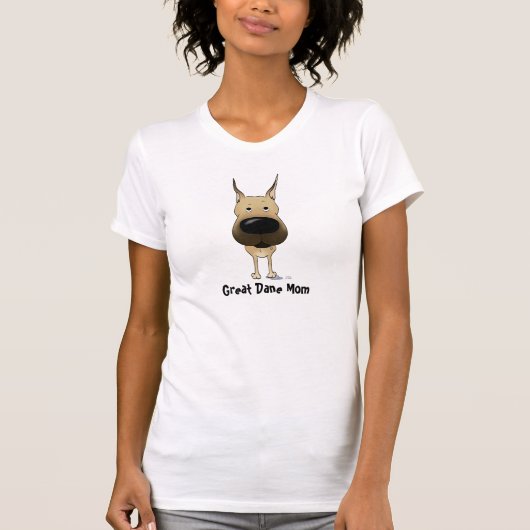 Kitz-großer Däne-Mama T-Shirt (Vorderseite)
