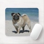 Kitz-Mops am Strand Mousepad (Mit Mouse)