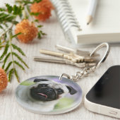 Kitz-Mops auf Alarm Schlüsselanhänger (Vorderseite rechts)