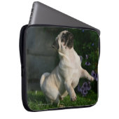 Kitz-Mops-Welpe Laptopschutzhülle (Vorne Rechts)