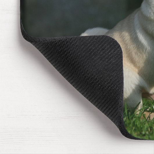 Kitz-Mops-Welpe Mousepad (Ecke)