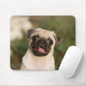 Kitz-Mops-Welpen-Keuchen Mousepad (Mit Mouse)