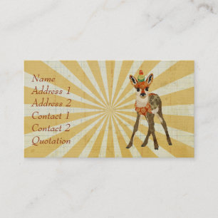 Kitz-u. Vogel-Visitenkarte Visitenkarte