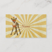 Kitz-u. Vogel-Visitenkarte Visitenkarte (Rückseite)