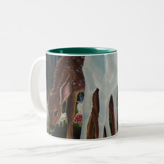 Kitz und Fee-Tasse Zweifarbige Tasse (Vorderseite Links)