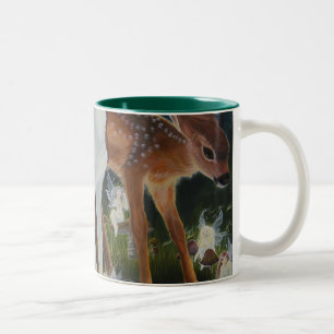Kitz und Fee-Tasse Zweifarbige Tasse