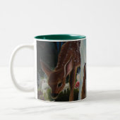 Kitz und Fee-Tasse Zweifarbige Tasse (Links)