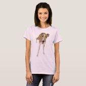 Kitz Whippet Damen-T - Shirt (Vorne ganz)