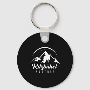 Kitzbühel Austria Ski Resort Skifahren Snowboarden Schlüsselanhänger