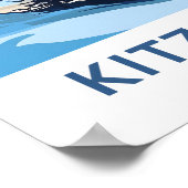 Kitzbuhel Austria Travel Print Poster (Ecke)