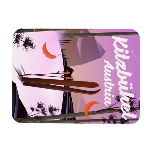 Kitzbühel Österreich Magnet (Horizontal)