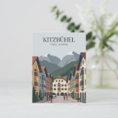 Kitzbühel Österreich Postkarte (Stehend Vorderseite)