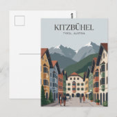 Kitzbühel Österreich Postkarte (Vorne/Hinten)