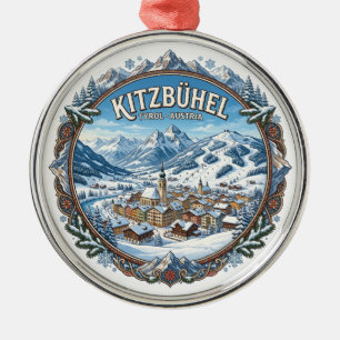 Kitzbühel Österreich Reise Geschenk Ornament Aus Metall