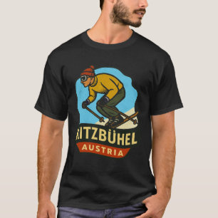 Kitzbühel Österreich Skifahren  T-Shirt
