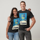 Kitzbuhel-Skiposter T-Shirt (Unisex)