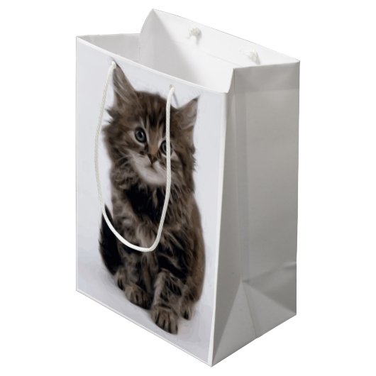 KITZE MITTLERE GESCHENKTÜTE (Vorderseite Schrägansicht)