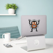 kitzeln aufkleber (Laptop auf Schreibtisch)