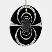 Kitzeln der Klaviertasten Keramik Ornament (Rechts)