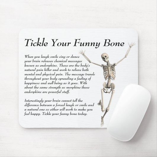 Kitzeln Sie Ihren lustigen Knochen Mousepad (Mit Mouse)