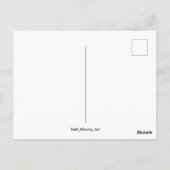 Kitzeln Sie mein Kelpie-Hundedesign Postkarte (Rückseite)