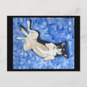 Kitzeln Sie mein Kelpie-Hundedesign Postkarte (Vorderseite)