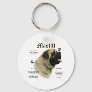 Kitzmastiff-GeschichtsSchlüsselanhänger Schlüsselanhänger