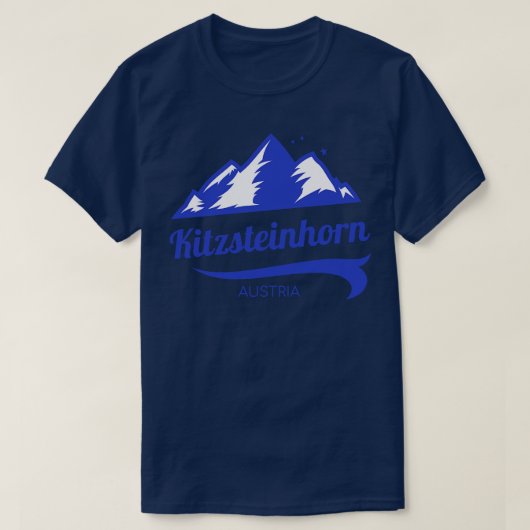 Kitzsteinhorn ski Österreich T-Shirt (Design vorne)
