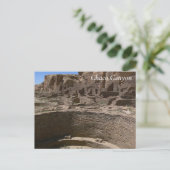 Kiva - Chaco Canyon Postkarte (Stehend Vorderseite)