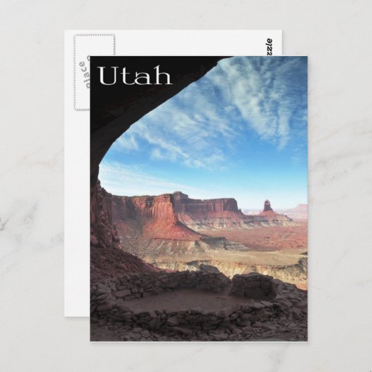 Kiva Postkarte (Vorne/Hinten)