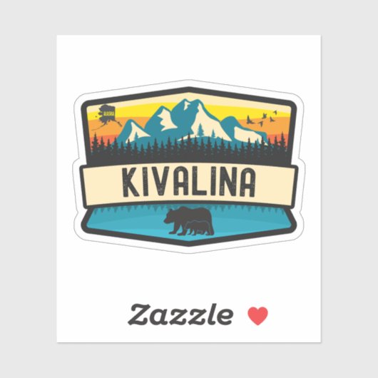 Kivalina, Alaska Aufkleber (Blatt)