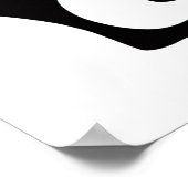 Kiwi Alle Schwarzen und Alle Weißen Neuseeländisch Poster (Ecke)