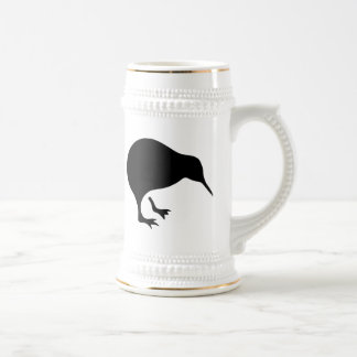 Kiwi alle Schwarzen und alles Weiß Neuseeland Bierglas