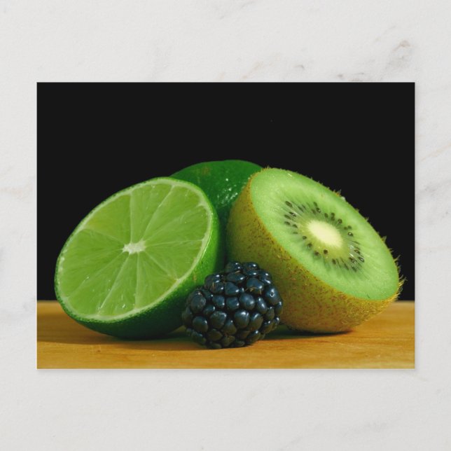Kiwi and Lime Postkarte (Vorderseite)