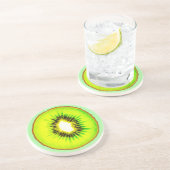 Kiwi anpassbar getränkeuntersetzer (Seite)