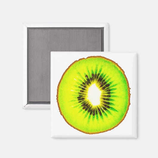 Kiwi anpassbar magnet (Vorderseite/Rückseite)