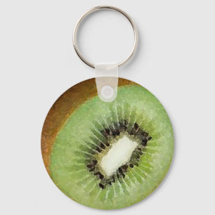 Kiwi-Aquarell - Schlüsselkette Schlüsselanhänger