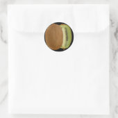 Kiwi-Aufkleber Runder Aufkleber (Tasche)